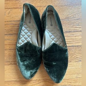 Like new Birdies green velvet Heron